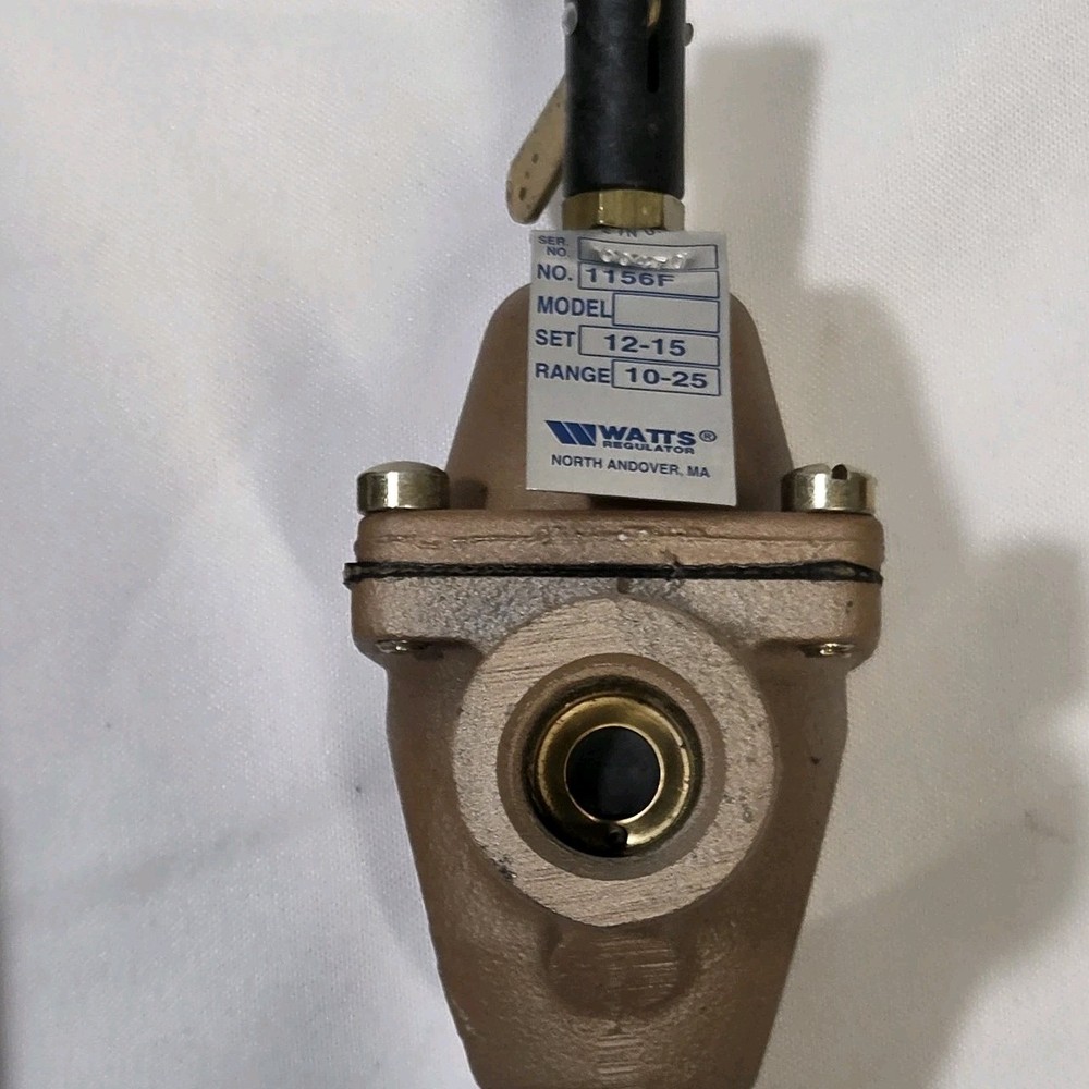 Watts Feed Water Pressure Regulator Valve 1/2" 1156F STD Fast Fill New Open Box