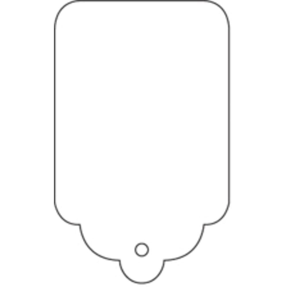 2 7/8 x 1 3/4 Pricing Tags, No String