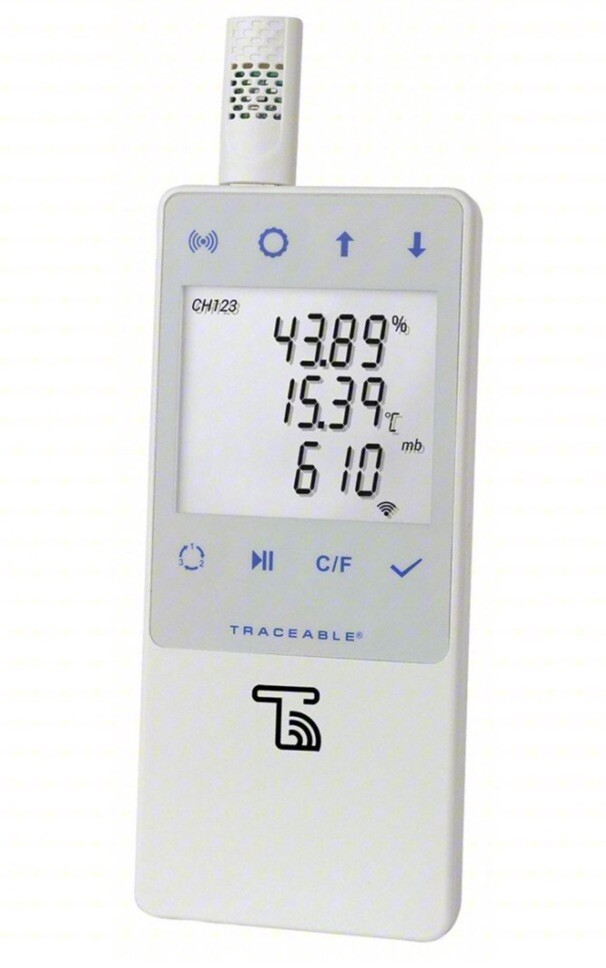 Traceable Live WiFi Data Logging Barometer 6529, 53DU69, New