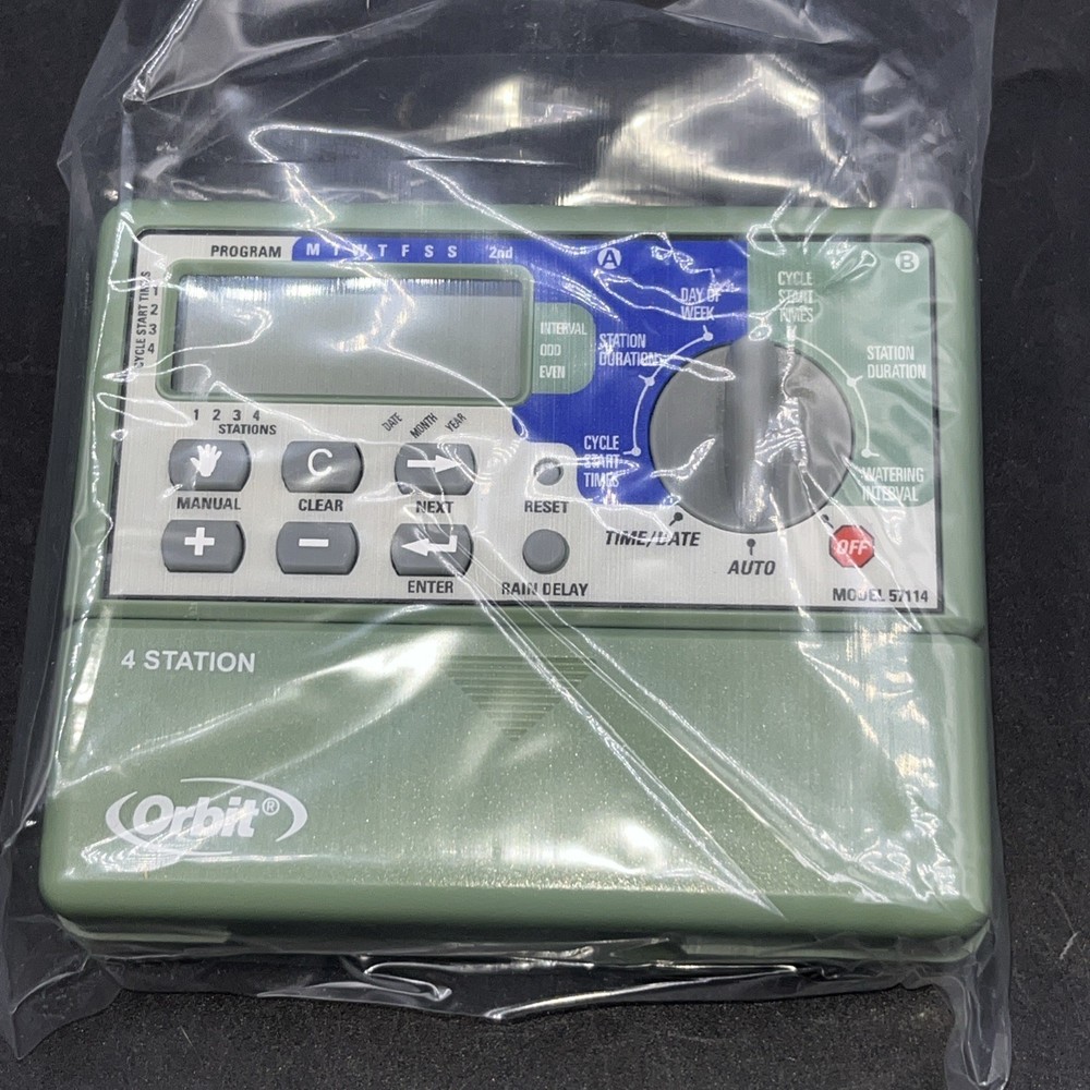 Orbit 57114 Water Master 4 Station Automatic Sprinkler System Timer  No Plug