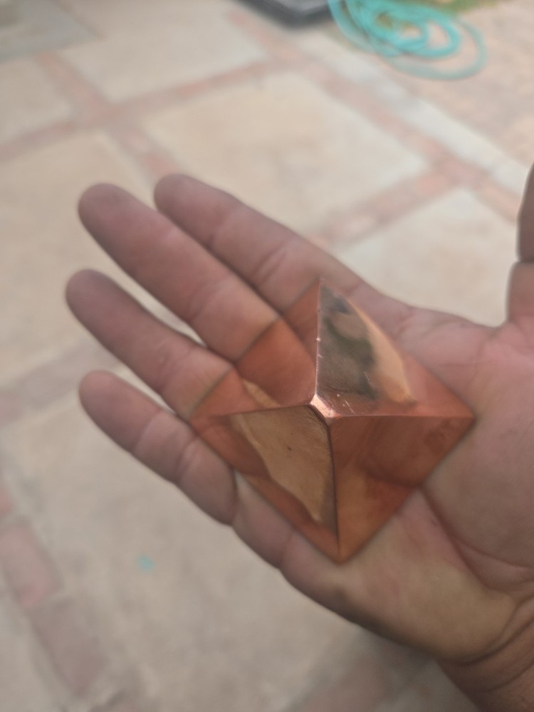 Solid Copper Pyramid