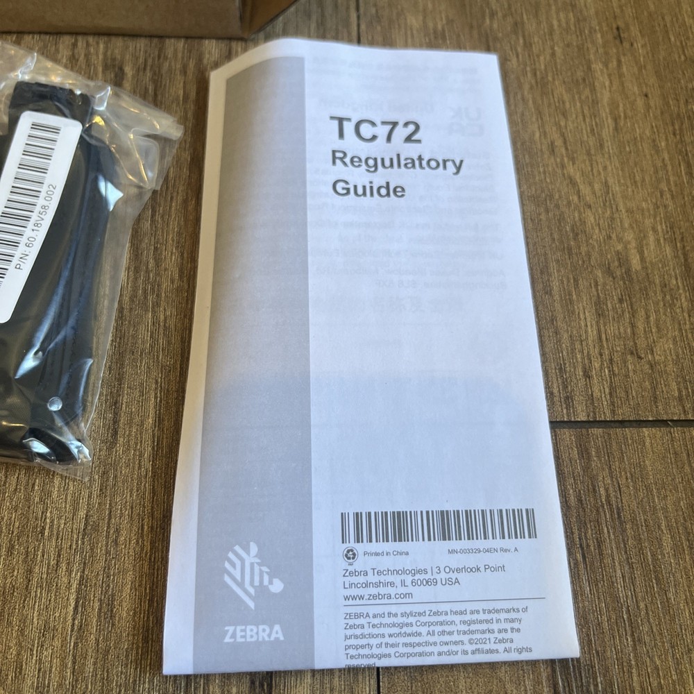 Zebra TC72 TC720L Barcode Scanner | TC720L-0ME24B0-NA3 | Android