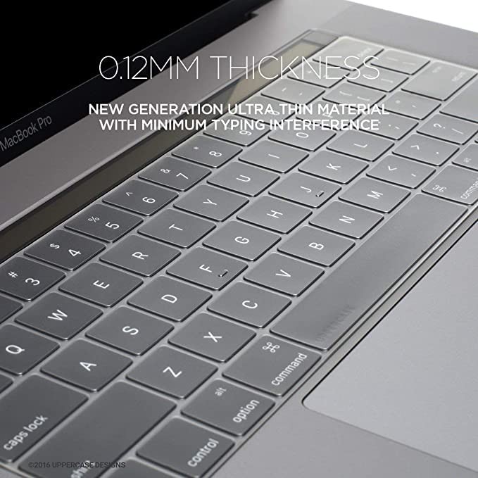 GhostCover Premium Ultra Thin Keyboard Protector, Standard With Touch Bar