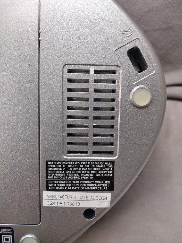 Craig Portable Top-Loading CD Boombox with AM/FM with Bluetooth Technology