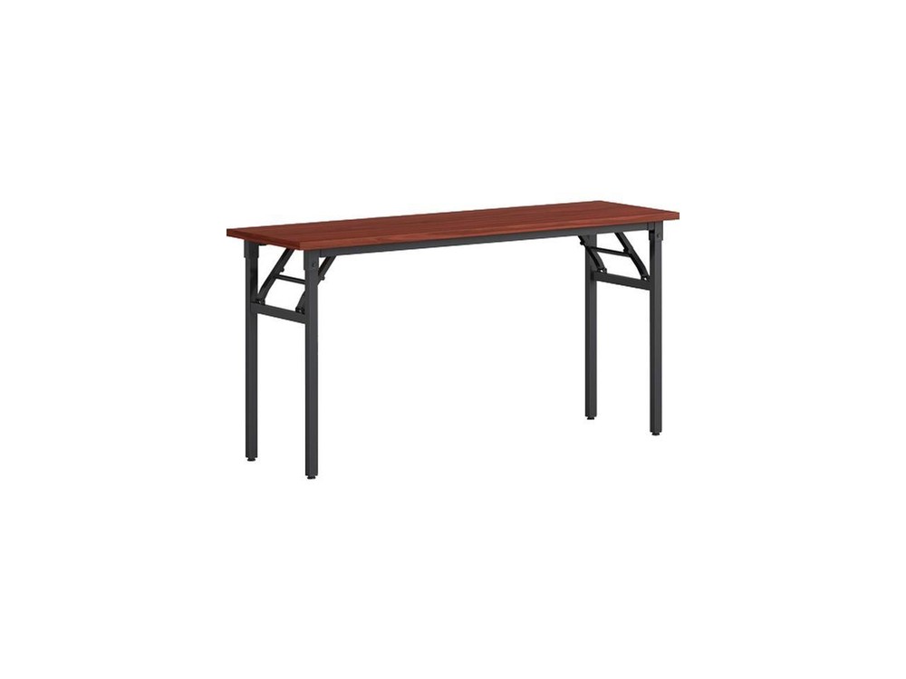 Lorell Training Table, Folding, 60"X18"X30" , Mahogany (LLR60747)