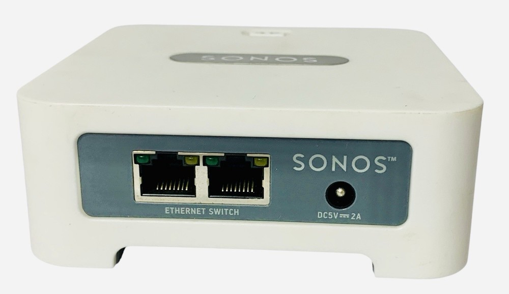 Sonos Bridge White Wireless Network Model BRIDGE No AC Cord