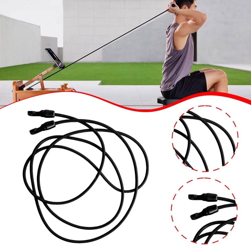 Rowing Machine Pull Belt Practical for Body Building Gym Length 4M Easy to Use