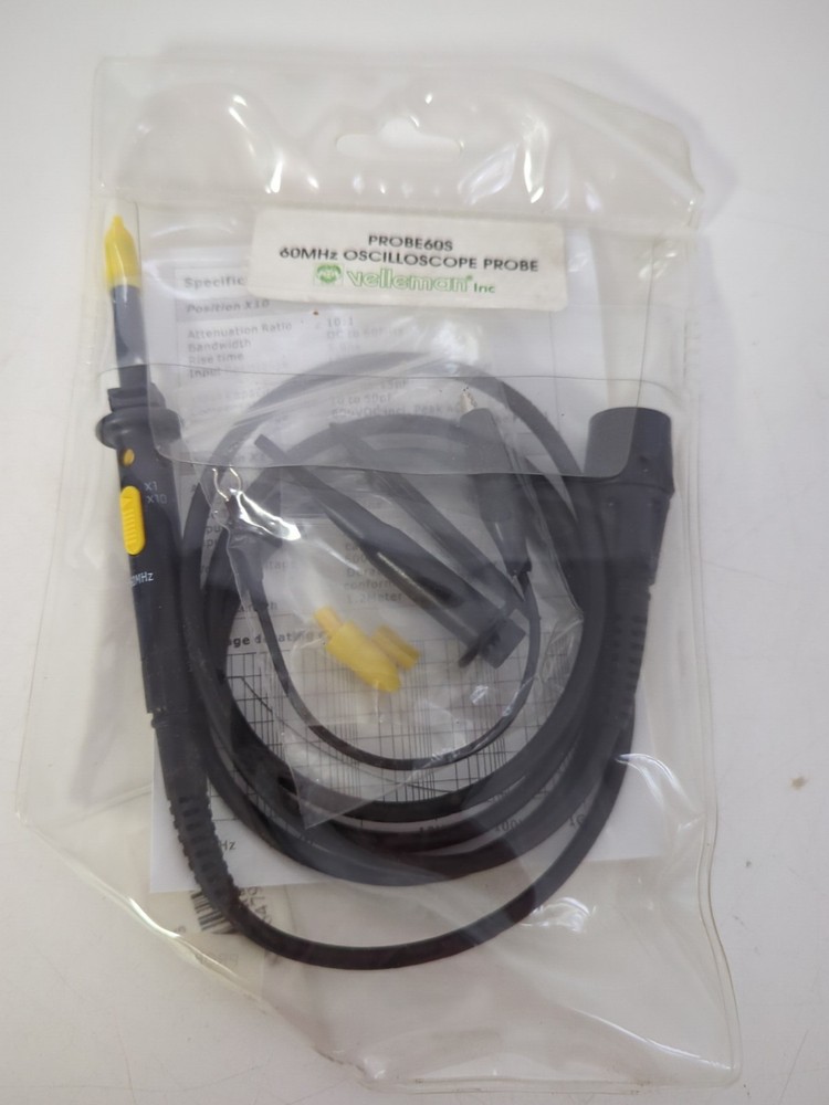 VELLEMAN PROBE60S 60MHz OSCILLOSCOPE PROBE