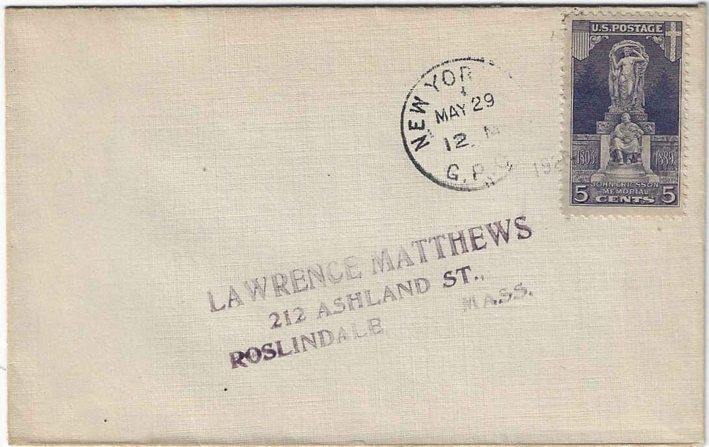 FDC  # 628   --  Erickson  1926  --  No cachet
