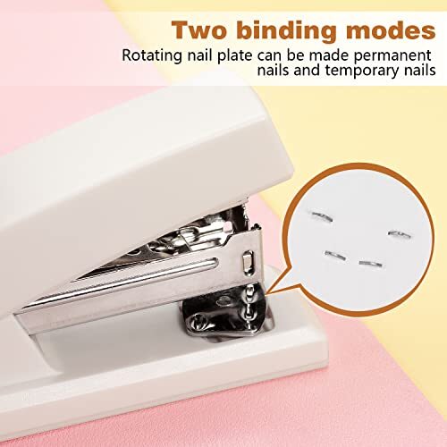 Stapler, Office Stapler, Stapler for Desk Portable Durable Staplers Beige