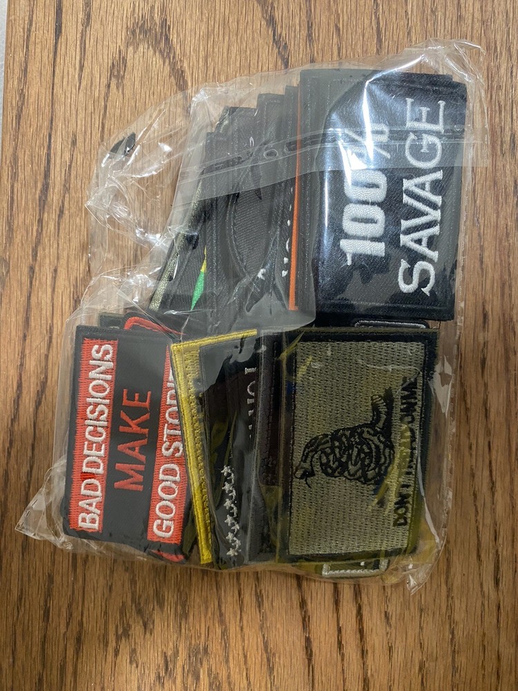 Tactical Patches 20 Count