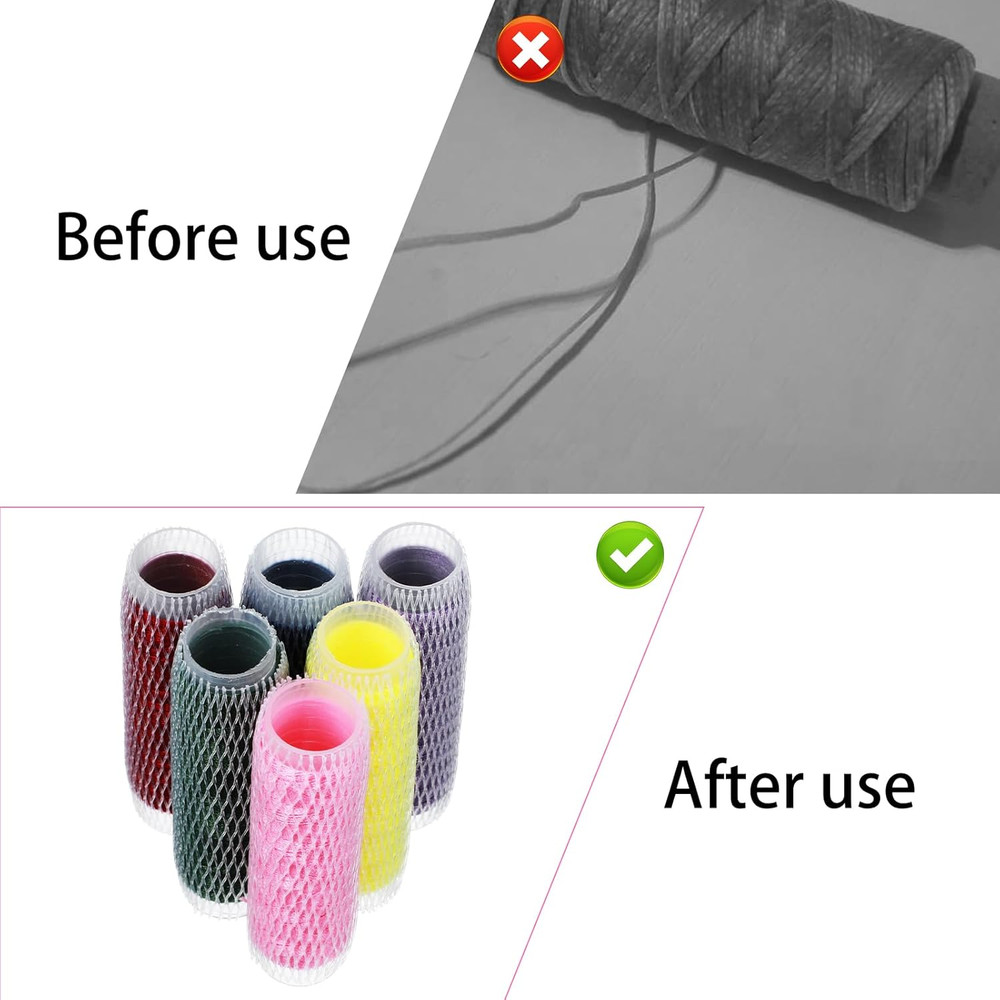 100 Pcs Threads Spool Net, Spool Saver Sewing Net for Different Sizes of Embroid