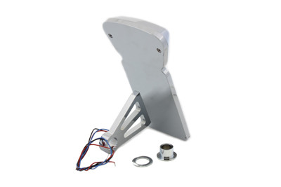 Chrome Vertical Noid Style Tail Lamp Kit fits Harley Davidson