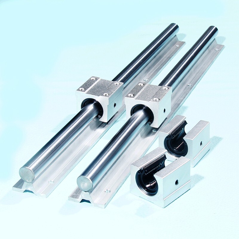 Linear Rail 1500mm Linear Guide with 2pcs Linear Slide Rail and 4pcs Carriage Be