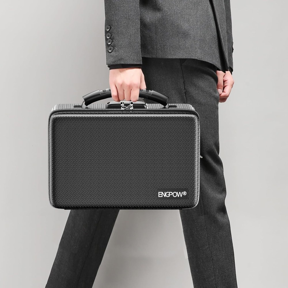 Advanced Fireproof Box for Documents & Valuables - Water-Resistant & Lightweight