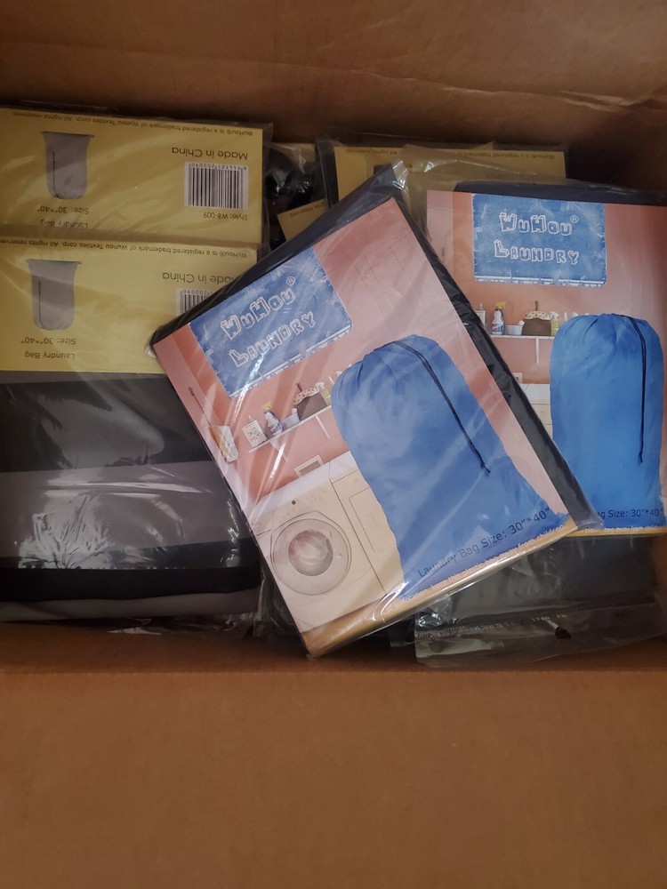 (2 PACK) LAUNDRY BAGS 30 X 40