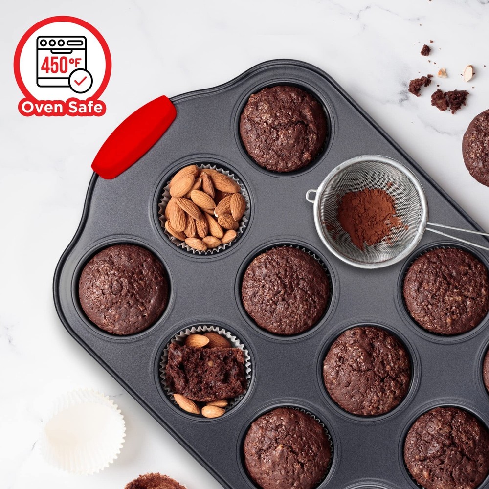 Baking Set – 6 Piece Kitchen Oven Bakeware Set – Deluxe Non-Stick Black Coating