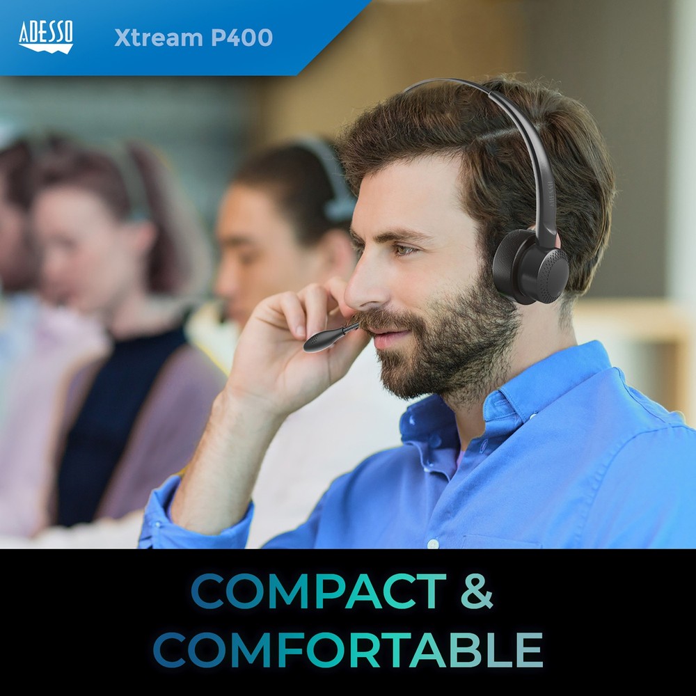Xtream P400 Wireless Headset, Microphone, Charging Dock