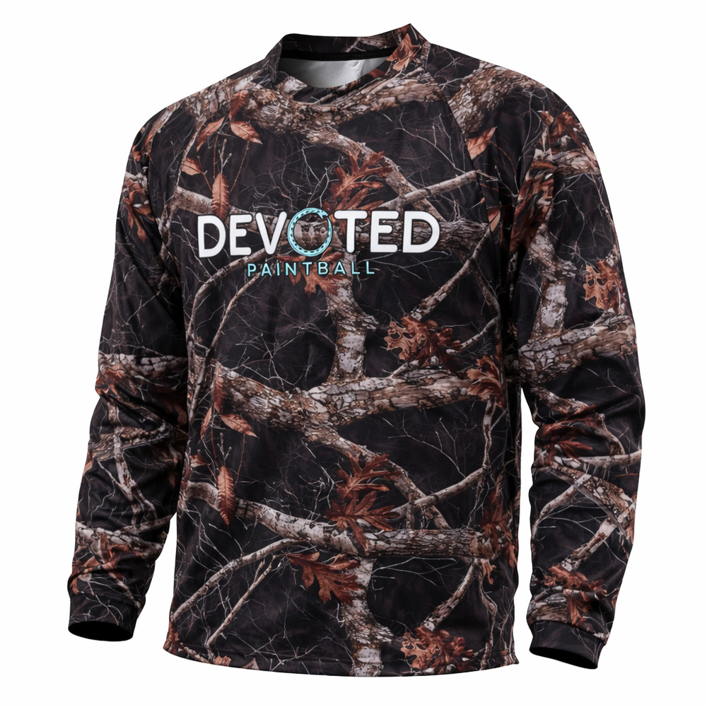 Devoted Shadow Timber Long Sleeve Jersey Sz XL