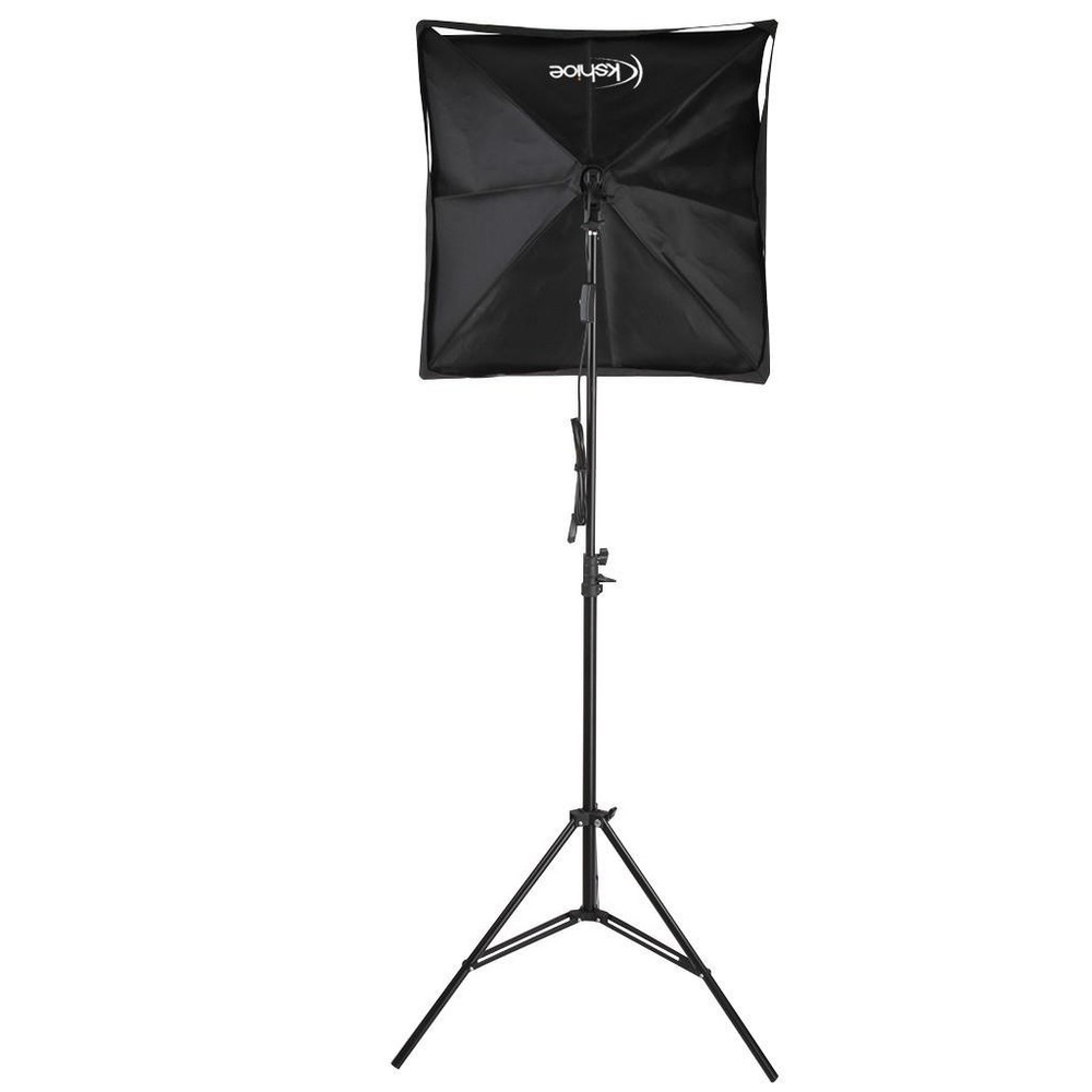 3 x Softbox Continuous Lighting Studio with 3 Adjustable Light Stands Carry Bag