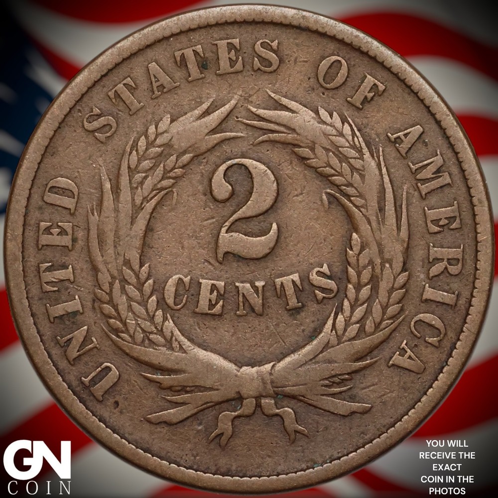 1867 2 Cent Piece B2349