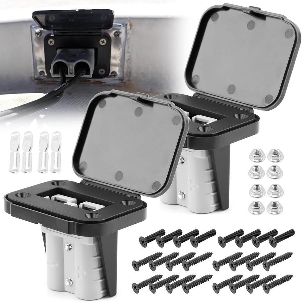 50A , 50Amp Battery Quick Connect/Disconnect Connector Mounting Panel Fit for...