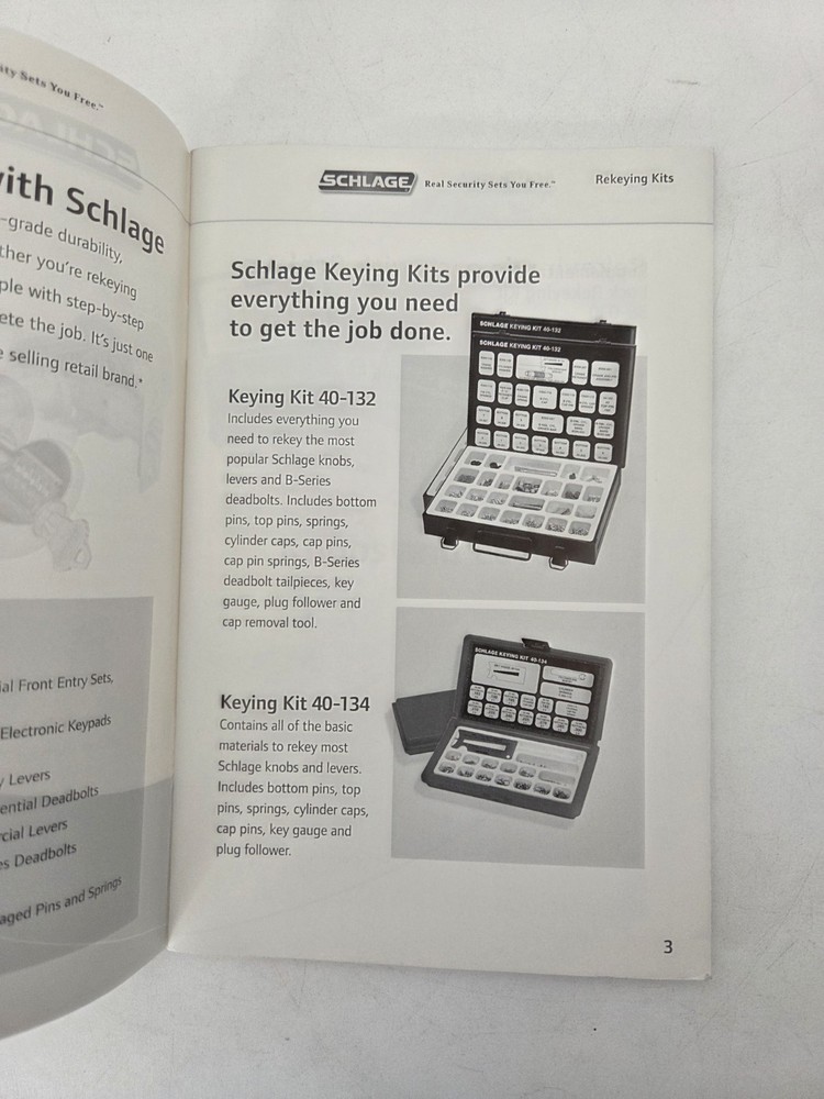 Schlage Rekeying Manual