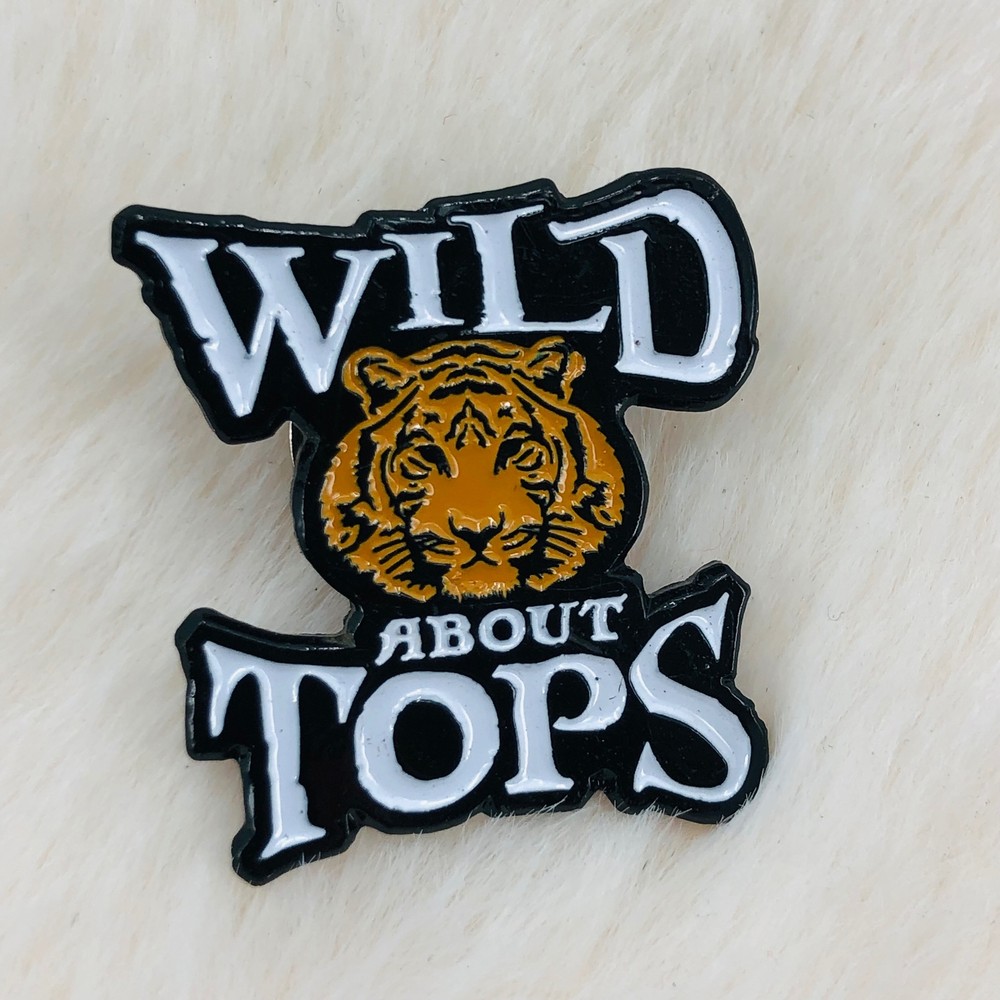 Wild About Tops Kops Enamel Weight Loss Program Award Pin - Tiger