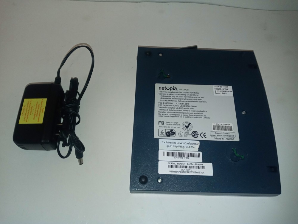 Netopia 3347-02 Four-Port Wireless Gateway Tested