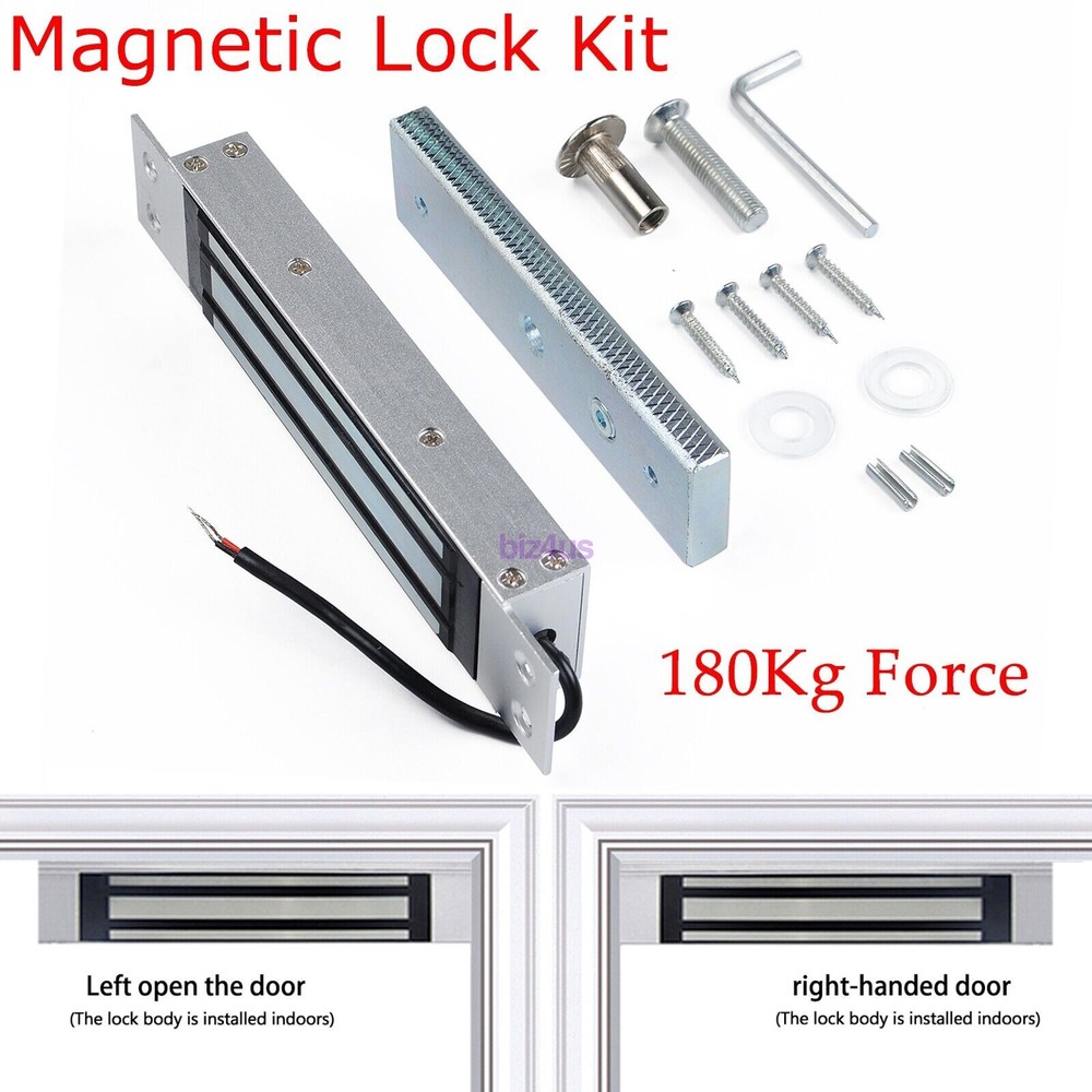 Electromagnetic Lock Flush Mount 350lbs 180kg Holding Force Embedded US SHIP
