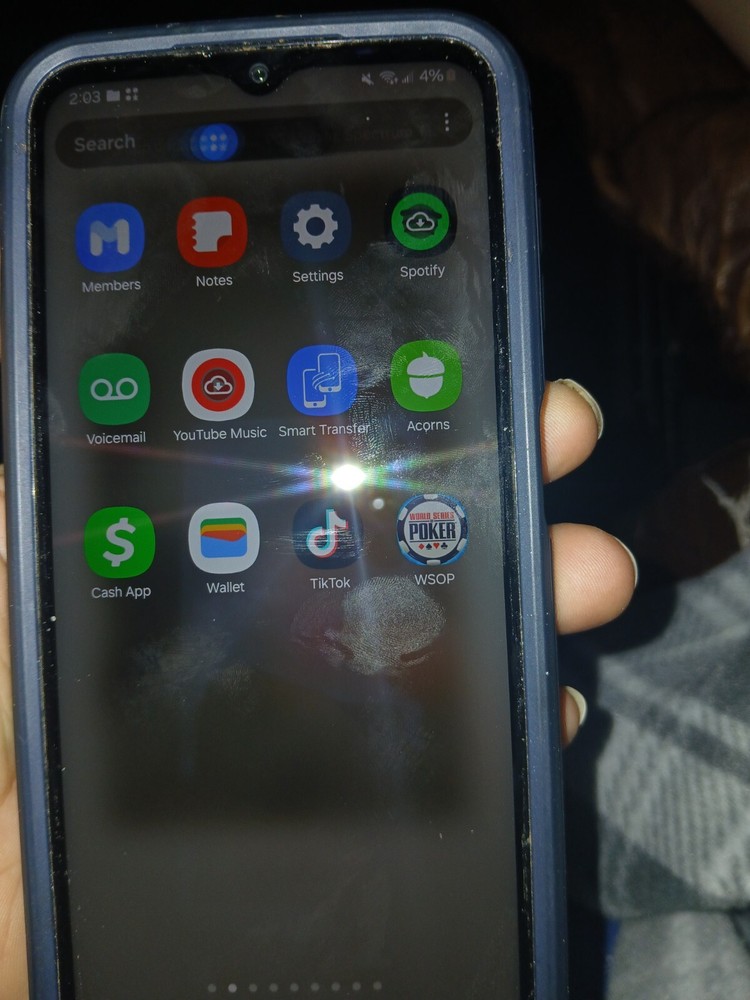 Android with Tik Tok installed