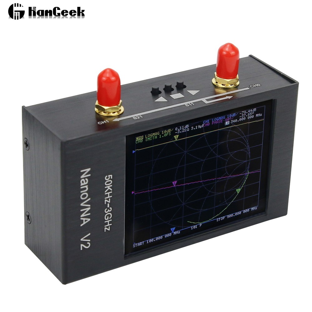 V2 50KHz-3GHz Vector Network Analyzer Antenna Analyzer For Shortwave HF VHF UHF