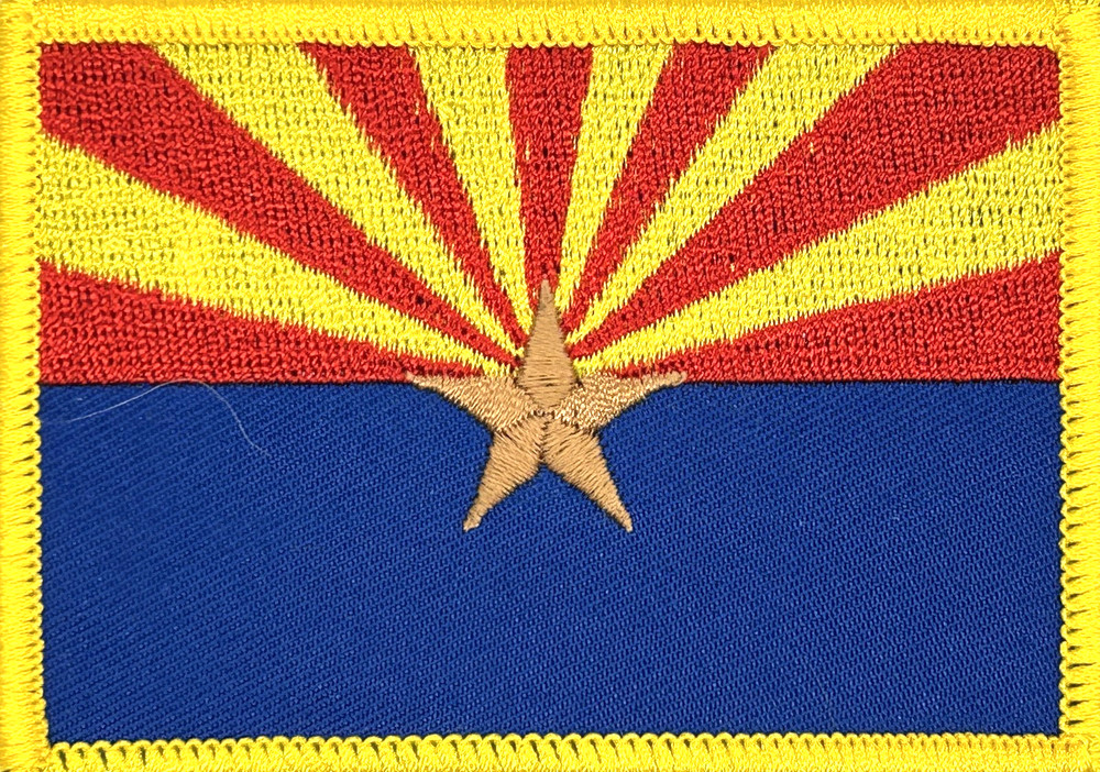 ARIZONA STATE FLAG EMBELEM APPLIQUE IRON ON PATCH EE-303