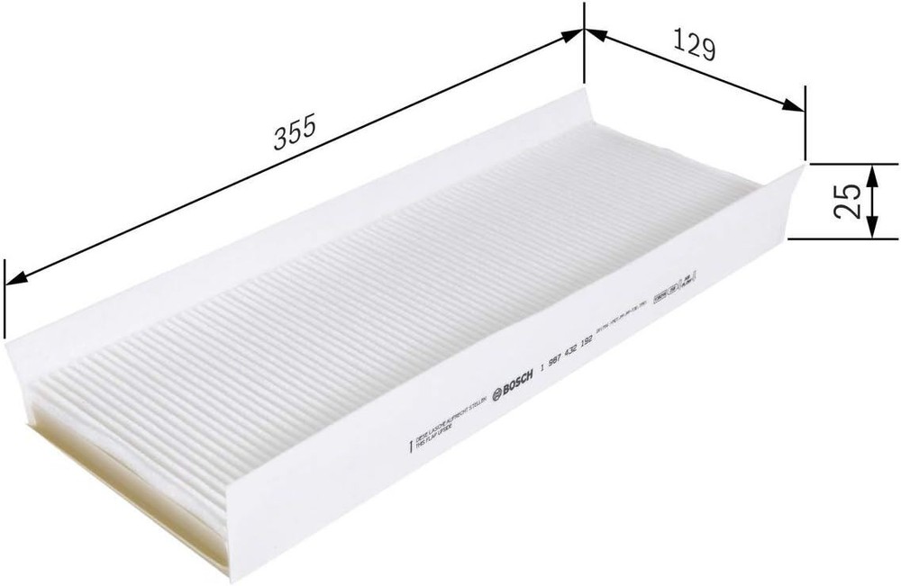 Bosch Premium Cabin Pollen Filter M2192 1987432192