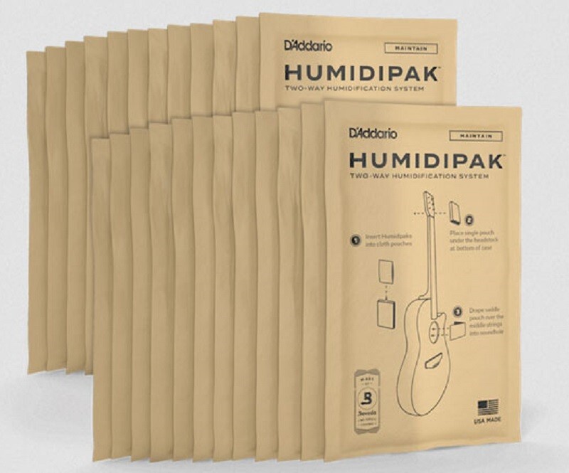 24 Pack Humidipak Maintain Replacement Packets D'Addario