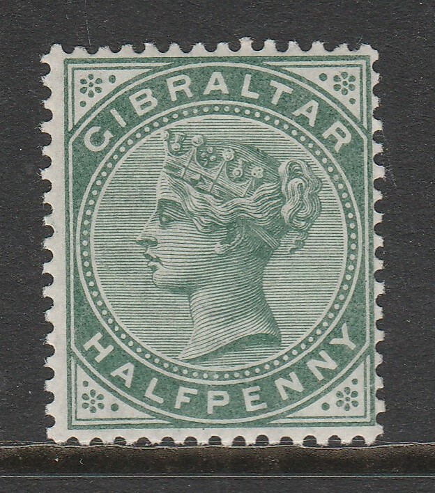 Gibraltar 1898 ½d Grey-green SG 39 Mint.