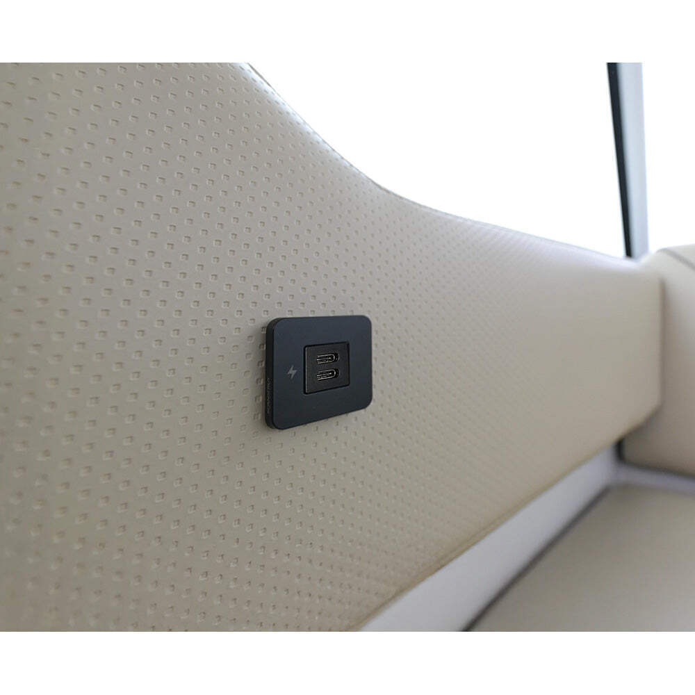 Scanstrut TILE USB-C Interior Charging Socket - 12/24V - Black Bezel [SC-TILE-20