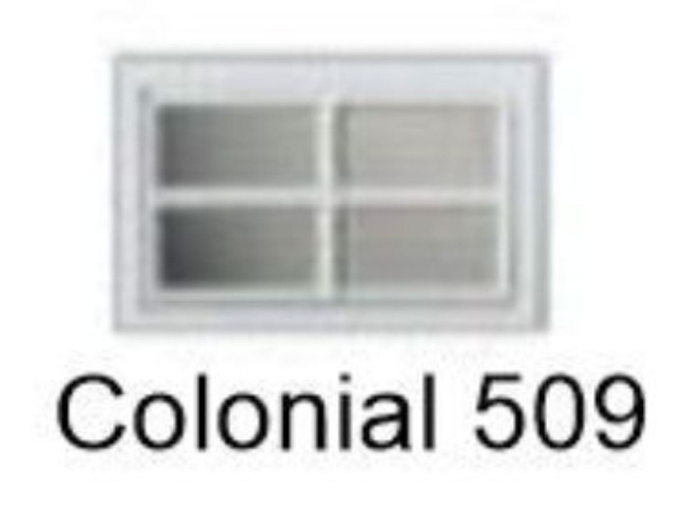 HOLMES BRAND Garage Doors SANDTONE Colonial 509 Set 8 Window Inserts/Short Panel