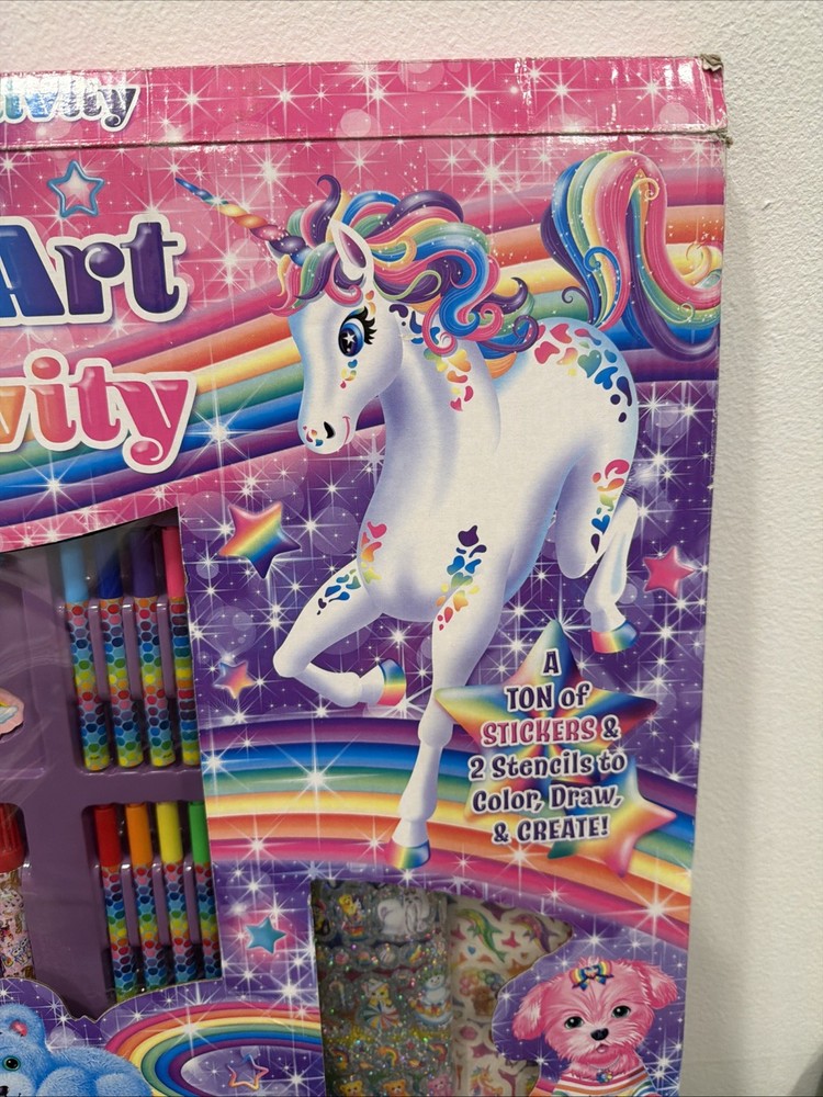 Lisa Frank Giant Art & Activity Set 3ft Tall NEW (Open Box)
