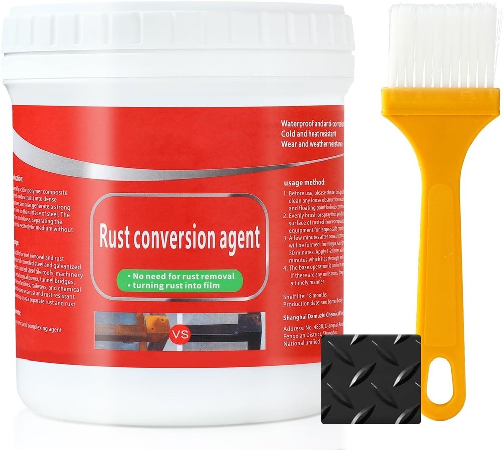 winblot Rust Conversion Agent 300g, Multi-Functional Anti-Rust Paint, Black