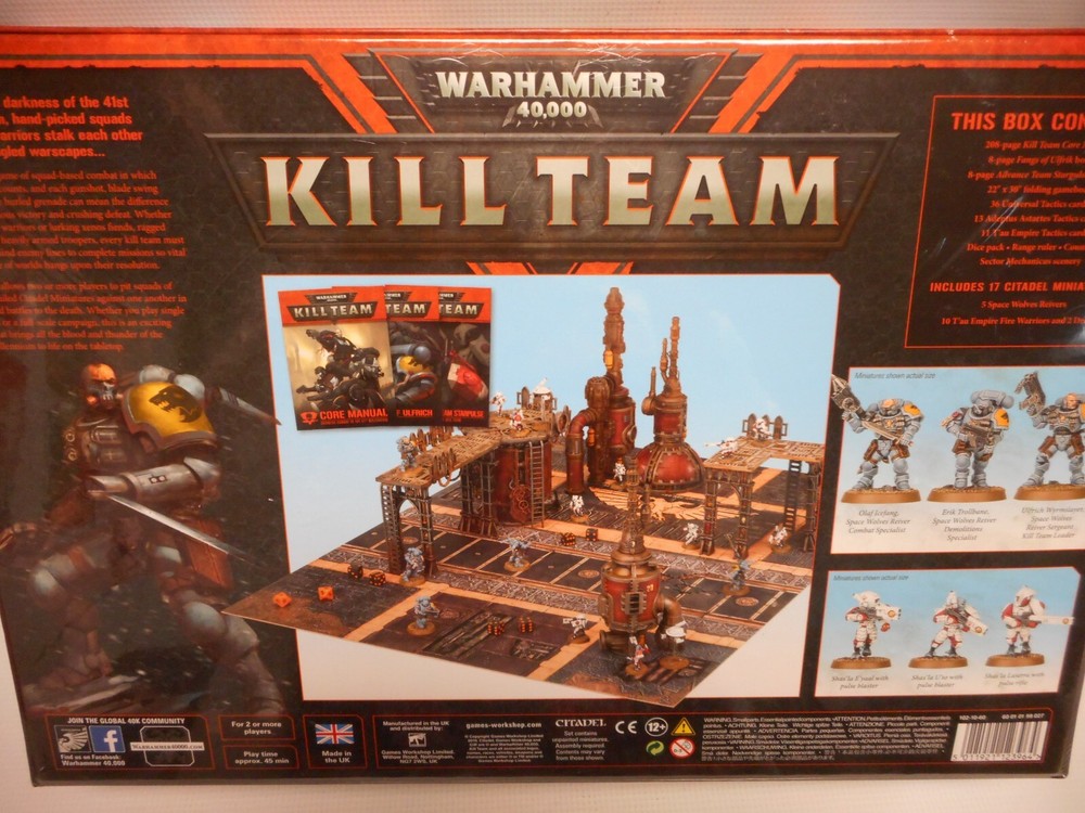 Warhammer 40K Kill Team Starter Set Space Wolves Tau Empire Starpulse 2019 OOP