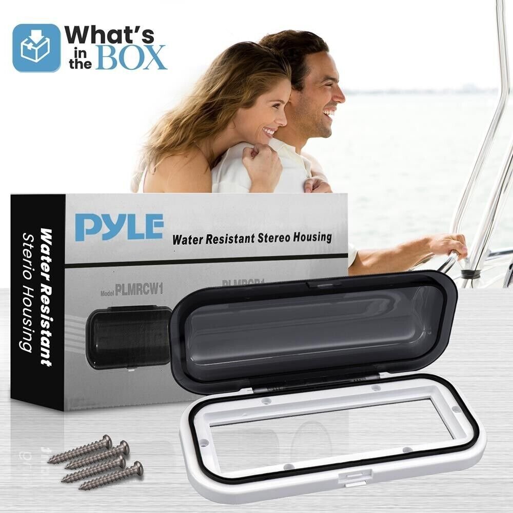 Pyle White Water Resistant Radio Shield