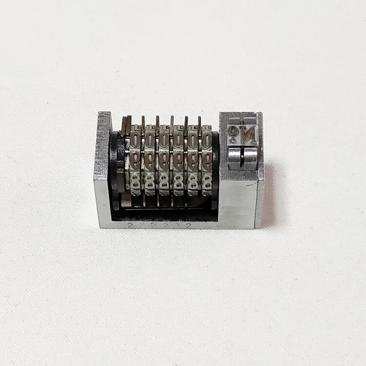 Mini Small 6 Digit Roman Backward Printing Machine 4X8 Printer Numbering Machine