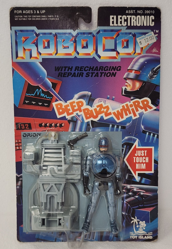 1993 Electronic RoboCop w/ Flight Pack Toy Island MOC!!! HP1