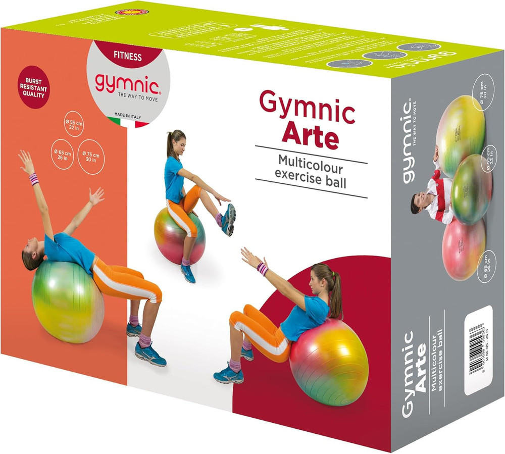 Arte plus Burst Resistant Exercise Ball, 65Cm
