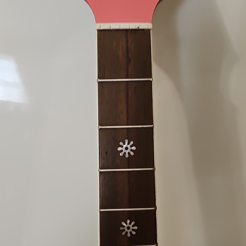 Daisy Rock Pixie 6-String Acoustic Guitar Powder Pink - Needs String/No Strings