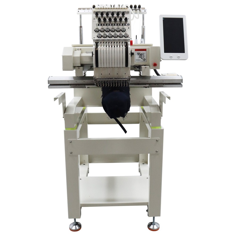 Automatic Computerized Embroidery Machine Single head 12 needles 110V-220V 300W
