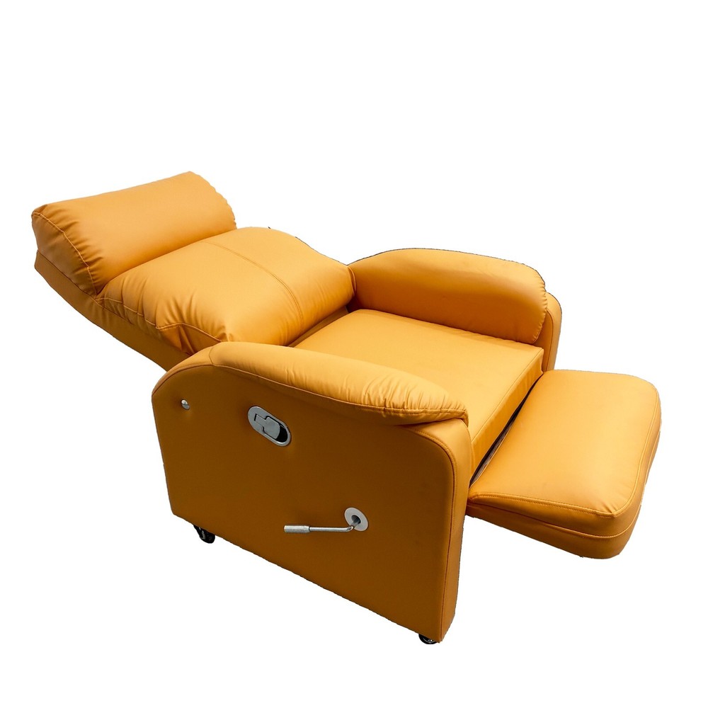 Multi-functional Sofa Chair Manual Adjust with Wheels Lazy Sofa Beauty Salon
