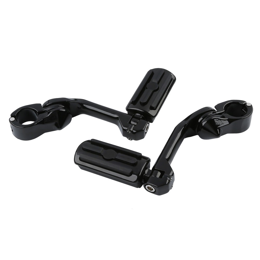 Highway Engine Guard Crash Bar & Footpegs Peg Fit For Harley Softail 2000-2017