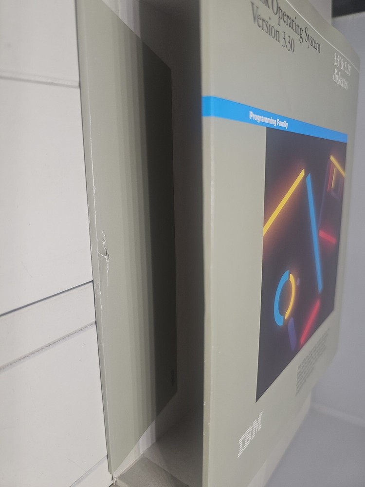 IBM DOS 3.30 Disk Operating System 1987: 1st Edition / 5.25 Software Disks Read